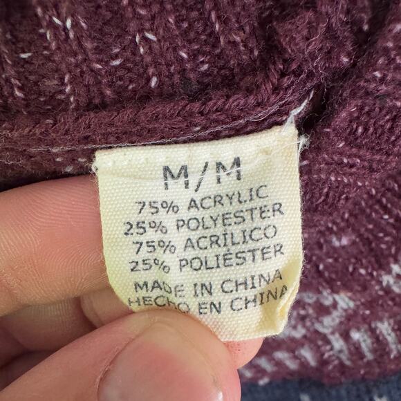 Weatherproof Vintage Fair Isle Crewneck Sweater US Women's M - Picture 6 of 8